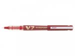 Pilot Roller reincarcabil V7 Hi-Tecpoint 0.7 mm Pilot rosu PBXC-V7-R-BG