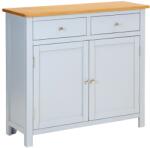 vidaXL Servantă, 90x33, 5x83 cm, lemn masiv de stejar (288634) Comoda