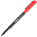  Marker permanent OHP IKON, varf mediu, 1 mm, rosu (AY742502)