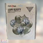  Ezüst lufi szett - 10 db-os