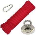 Magneo Smart Set magnet fishing / pescuit, forță 110 kg - Oală D60 + Funie 20 m + Carabină