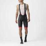 Castelli - pantaloni scurti pentru ciclism cu bretele Competizione Kit bibshorts - negru rosu (CAS-4522003-123)