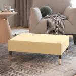 vidaXL Taburet, crem, 78x56x32 cm, catifea (337707) Canapea