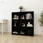 vidaXL Bibliotecă/Separator cameră negru 104x33, 5x110cm lemn masiv pin (809976) Biblioteca