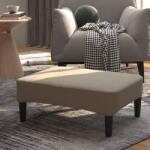 vidaXL Taburet, gri deschis, 78x56x32 cm, catifea (337728) Canapea