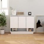 vidaXL Servantă, alb extralucios, 97x31x75 cm, PAL (809536) Comoda