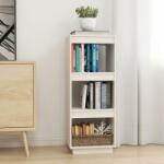 vidaXL Bibliotecă/Separator cameră, alb, 40x35x103 cm, lemn masiv pin (810845) Biblioteca