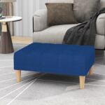 vidaXL Taburet, albastru, 78x56x32 cm, material textil (337751) Canapea