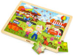 Viga Toys Puzzle anotimpuri, toamna, 24 piese, viga (51271) - bekid