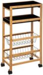 5five Simple Smart Etajera Fardy, bambus, 40 x D. 22 x H. 83 cm Raft