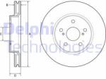 DELPHI Disc frana DELPHI BG4952C (BG4952C) - automobilus