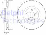 DELPHI Disc frana DELPHI BG9183C (BG9183C) - automobilus