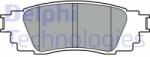 DELPHI set placute frana, frana disc DELPHI LP3379 - automobilus