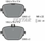 TEXTAR set placute frana, frana disc TEXTAR Q+ 2260201 (2260201)