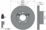 TEXTAR Disc frana TEXTAR PRO+ 92304905 (92304905)