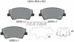 TEXTAR set placute frana, frana disc TEXTAR Q+ 2251801 (2251801)