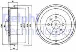 DELPHI Tambur frana DELPHI BF379 (BF379)