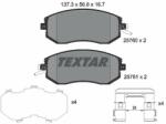 TEXTAR set placute frana, frana disc TEXTAR 2576001 (2576001)
