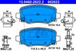 ATE set placute frana, frana disc ATE 13.0460-2622.2 (13.0460-2622.2)