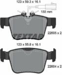 TEXTAR set placute frana, frana disc TEXTAR Q+ 2260501 (2260501)