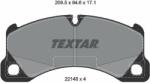 TEXTAR set placute frana, frana disc TEXTAR 2214801 (2214801)
