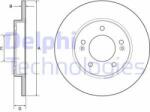 DELPHI Disc frana DELPHI BG4949C (BG4949C) - automobilus