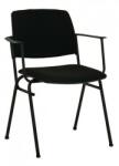 FURNIT Посетителски стол ISIT ARM Black