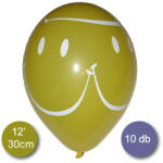 Balloons World SMILEY gumi lufi, sárga, 10 db/cs