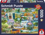 Schmidt Spiele Travel Stickers 1000 db-os (58984)