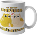  Mi ketten vagyunk tökéletesek cicás bögre (mi_ketten_vagyunk_tokeletesek_cicas_bogre)