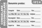 Label Print Etichete personalizate, PRODUSE CONGELATE, 75x50 mm, 1000 buc rola (06905631009401)