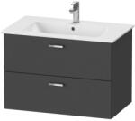 Duravit XBase mosdó alá építhető 80 fali szekrény, matt grafit XB612104949 (XB612104949)