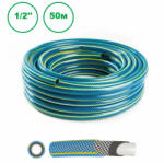 POLIX Маркуч градински четирислоен 1/2", 8-24 bar, 50 м, Bluebos plus (UNI-02569/09640)