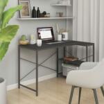 vidaXL Birou de computer, negru, 110x72x70 cm, lemn prelucrat (30212)