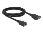 Delock 87101 2m DisplayPort 1.2 4K 60Hz anya - rögzíthető anya kábel (87101)