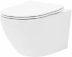 Rea Set vas WC suspendat Rea Carlo Mini rimless alb cu capac softclose (5902557337965)