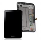 Samsung P3110 Galaxy Tab 2 7.0 előlap, lcd kijelző és érintőpanel, fekete