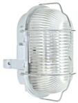 SLV LISO571002 Oval E27, 60W, IP44, grey with wire guard