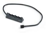 Deepcool Разклонител за вентилатори Fan HUB 4 fans PWM/3pin (DP-F4PWM-HUB)