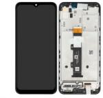 Motorola XT2127 Moto G10 Előlap keret+LCD Kijelző+Érintőüveg (5D18C18090) Fekete, Szürke, Aurora Grey Service Pack