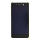 Sony E5603 Xperia M5 gyári előlap keret, lcd kijelző és érintőpanel fekete