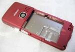 Nokia 6300 középső keret piros*
