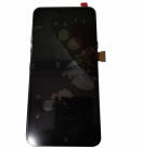 LG G8X ThinQ előlap keret, lcd kijelző és érintőpanel fekete, gyári