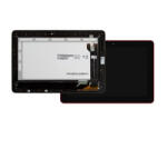 ASUS ME102 Memo Pad 10 előlap keret, lcd kijelző és érintőpanel piros, gyári (FPC-V2.0/V3.0/V4.0)