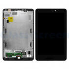 Acer A1-840 Iconia Tab 8 előlap keret, lcd kijelző és érintőpanel fekete, gyári (1280*800)