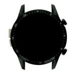 Huawei Watch GT2 42mm előlap keret, lcd kijelző és érintőpanel fekete, gyári