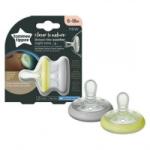 Tommee Tippee 334855 6-18 anyamell formájú nyugtatócumi nigh