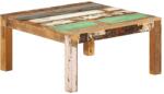 vidaXL Măsuță de cafea, 80x80x40 cm, lemn masiv reciclat (338030) Masa de cafea