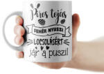 Partikellékek Piros tojás, fehér nyuszi puszi bögre