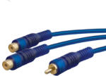 Thunder Germany CX197-0, 3 profi RCA Y-kábel (1x RCA papa - 2x RCA mama) - (0, 3 m) - mkaudio